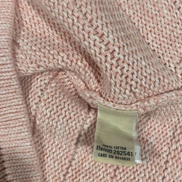 LL Bean Women’s crewneck sweater Salomon coral color size M - Picture 2 of 8